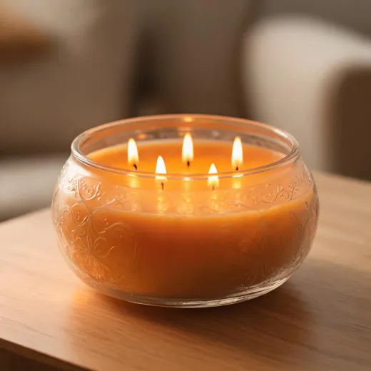 Five wick candle